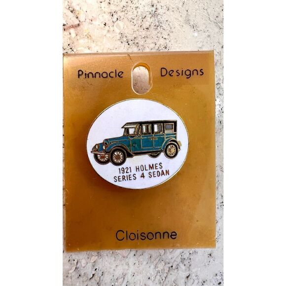 Vintage Pinnacle Designs Cloisonné 1921 Holmes Series 4 Sedan Car Pin - Picture 3 of 7